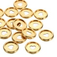 thumbnail image 5 of Uxcell 24mm Plastic Book Binding Discs Discbound Expansion Discs Plating Heart Binder Rings, Golden 22 Pack, 5 of 6