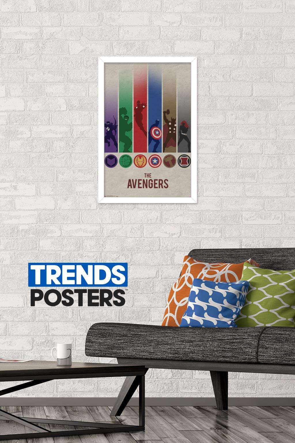 Marvel Comics - Avengers - Minimalist Logo Poster