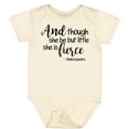 thumbnail image 3 of Inktastic Though She Be but Little She is Fierce Quote Shakespeare Girls Baby Bodysuit, 3 of 5