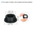 thumbnail image 2 of Uxcell 10Pcs T Type Rubber Grommet Mount Dia 29mm 35x19x13mm Seal Protection Flexible Hole Plugs Cable Pipe Black, 2 of 5
