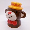 thumbnail image 4 of WitnyStore Coin Bank 5" Brown Monkey Yellow Hat - Hand Made Painted Ceramic Money Saving Piggy Banks Removable Coins Container Storage Cute Colorful Porcelain Decorative Figure Collectible Décor Gifts, 4 of 8