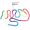 thumbnail image 1 of Gymnastics Rope, Rainbow Color Competition Arts Rope Rhythmic Gymnastics Rope Sports Training Rope, 1 of 4