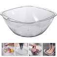 thumbnail image 1 of SHINYPASING Transparent Plastic Washbasin Sturdy Salon and Home Face Cleansing Basin, 1 of 8
