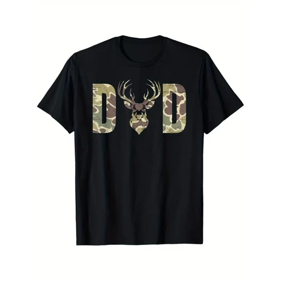 DOPASHIRT Men'S Camo Dad Hunting T-Shirt - & Camouflage Print, Fathers Day Tshirt Unisex S-5XL Hot Trending Shirt, Vintage Birthday Gift