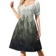 thumbnail image 1 of Robe de Montagne Verte, Robe de Demoiselle d'Honneur, chic et Élégante, Robe de Soirée sexy pour Femmes, 1 of 5