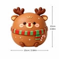 thumbnail image 2 of Christmas Reindeer Squishy Fidget Toy Crunchy Squishy Slow Rising Stress Ball for Kids Adults Anti-Stress Anxiety Relief Party Favor Goodie Bag Stocking Stuffer Desk Decoration, 2 of 4