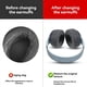 thumbnail image 2 of Almohadillas para Auriculares Studio2 Studio3 para Auriculares Orejeras de Esponja para Auriculares Accesorios de Repuesto Gris, 2 of 5