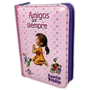 Biblia Amigos Por Siempre Para Ninos Reina Valera 1960 Color Rosa Para Nina (1st Edition)