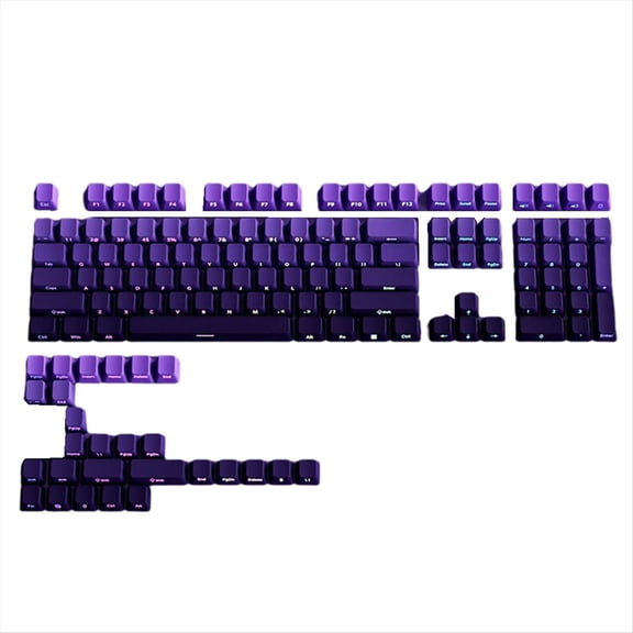 Gradient Double Shot PBT Keycap Backlit 130 Key Full Keycaps Set for Mechanical Keyboard