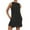 Black, variant on biudgviw Workout Rompers for Women V Neck Sleeveless Tennis Hooded Jumpsuits Athletic Sweat Outfits with Pockets