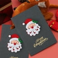 thumbnail image 6 of 3D Pearl Christmas Cards Set of 5, Vintage Greeting Cards with Envelopes for Holiday Wishes and Thanksgiving, Premium Cardstock(Gray,A), 6 of 6
