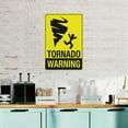 thumbnail image 5 of Tornado Warning Sign 12 X 8 Inches Aluminum Sign Reflective - Uv Protected, Waterproof, Weatherproof And Fade Resistant - 4Pre-Drilled Holes, 5 of 6