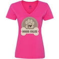 thumbnail image 3 of Inktastic Border Collie Dog Gifts Women's V-Neck T-Shirt, 3 of 5