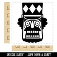thumbnail image 2 of Shocked and Surprised Christmas Nutcracker Face Square Rubber Stamp Stamping Scrapbooking Crafting - Large 2.75in, 2 of 7