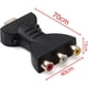 thumbnail image 2 of 1 adaptador HDMI a 3RCA, adaptador de cable de vídeo rojo, amarillo y blanco HDMI a AV, adaptador convertidor de audio y vídeo, conector rojo, blanco y amarillo, adaptador HDMI a 3 RCA, red HDMI portátil a AV oso de fresa Electrónica, 2 of 5