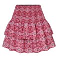 thumbnail image 3 of Skirts for Women Skirt Half-Length Womens Pleated Flowy Print Floral Fashion Short Skirt Spring Summer Everyday Wardrobe Hot Pink L, 3 of 5