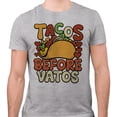 thumbnail image 2 of Tacos Before Vatos Shirt Unisex X-Large Grey, 2 of 5