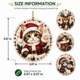 thumbnail image 3 of 6PCS Wooden Christmas Ornaments DIY Pearl Art Kits for Adults, Hanging Diamond Art Christmas Ornaments Set with Pearls, Special-Shaped Gems & Jute Twine, Christmas Decor Craft, 3 of 8