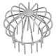 thumbnail image 4 of Rejilla redonda antiobstrucciones para desagües de balcones, terrazas y limpieza de canaletas, protector de desagüe de techo de acero inoxidable de 110 mm, 4 of 8