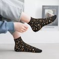 thumbnail image 2 of Fuzoiu Christmas Cookie Reindeer Print Adult Socks, Crew Moisture-wicking Socks, Unisex Cushion Crew Socks,Casual Sports Ankle Socks, 2 of 7