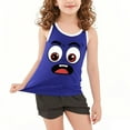 thumbnail image 3 of Tdoqot Boys Girls Graphic Tank Tops- Soft Casual Cute Sleeveless Summer Shirts Blue Size 6 Years, 3 of 5