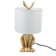thumbnail image 6 of Loyalheartdy Modern Gold Rabbit Table Lamp Creative Resin LED  Light Bedroom Bedside Reading Eyes Protect Lighting Fixtures, 6 of 12