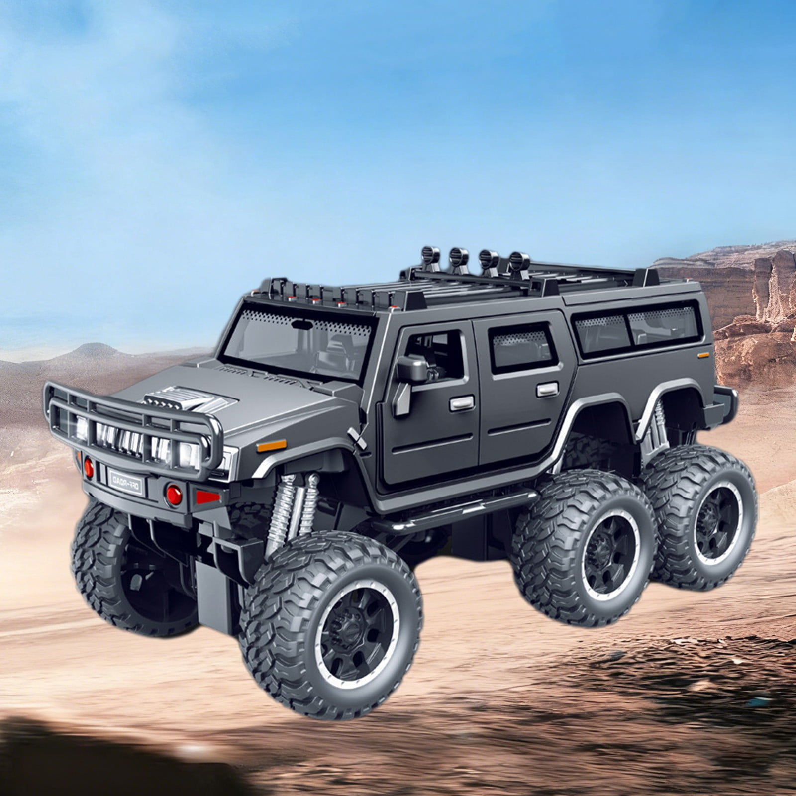 Kbndieu Kids Toys Cars Off-Road Vehicle Friction Powered Toy Vehicle with Fun Lights and Sounds, Car Toys Birthday Gifts for Boys and Girls, Black