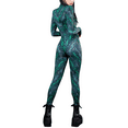 thumbnail image 4 of Michellecmm  Women Halloween Jumpsuit, Digital Print Long Sleeve Zip-Up Bodysuit, 4 of 7