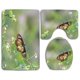 thumbnail image 1 of ABPHQTO Mariposa Natal Acare Juego de alfombras de baño de 3 piezas Alfombra de baño Alfombra de contorno y tapa de inodoro, 1 of 2