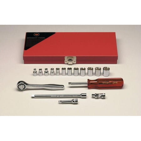 UPC: 0076799002211 | Wright Tool-221 1/4 In. Drive 17 pc. 6 pt Metric Socket Set