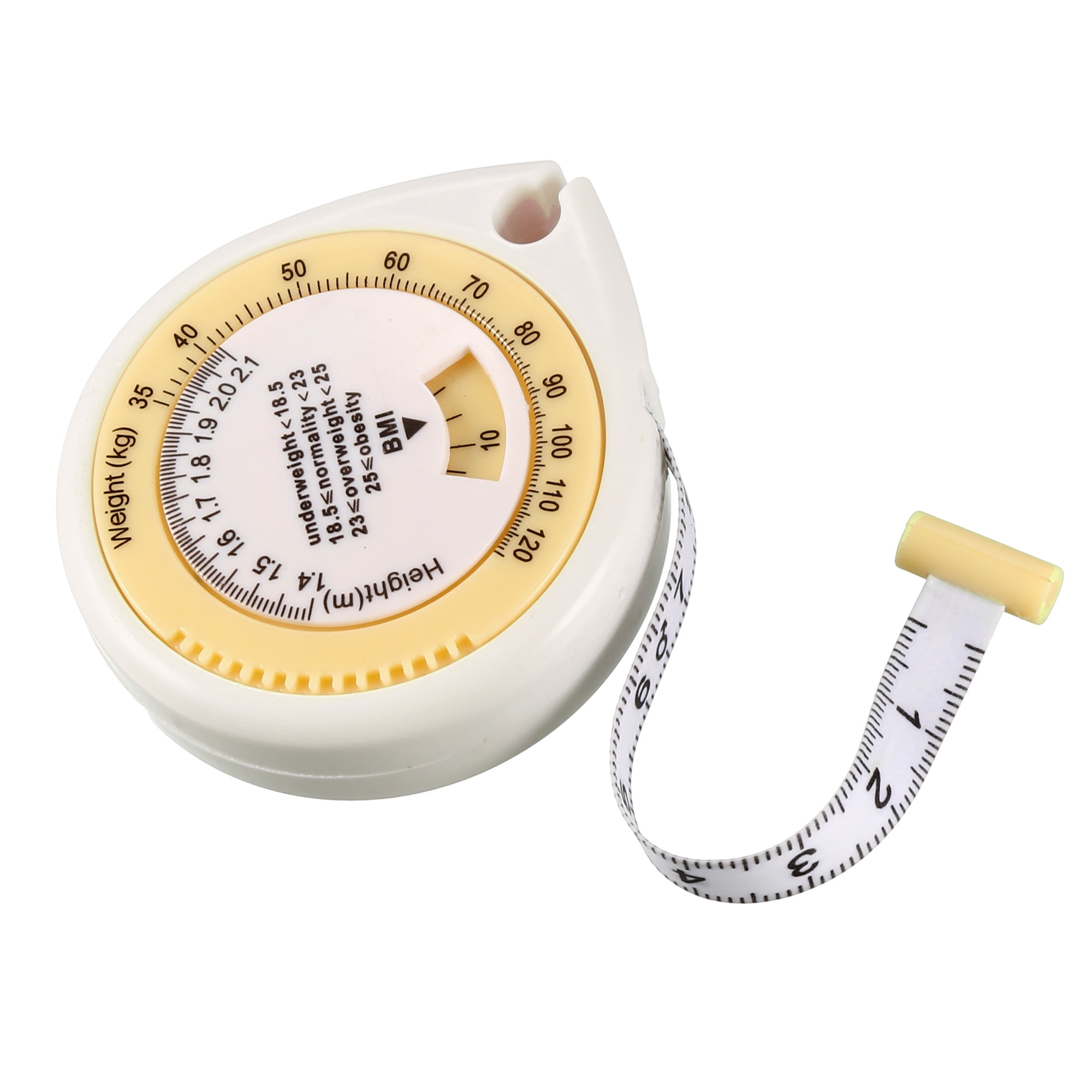 BMI Calculator 1.5M Body Tape Measure White and Yellow Walmart Canada