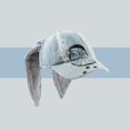thumbnail image 2 of XIAOCHA Womens Bunny Ear Distressed Baseball Cap Shapeable Brim Outdoor Ball Hat,Silver, 2 of 8