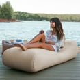 thumbnail image 2 of Jaxx Arlo Outdoor Bean Bag Sun Lounger | Pool Patio Chaise Recliner |, Flax, 2 of 4
