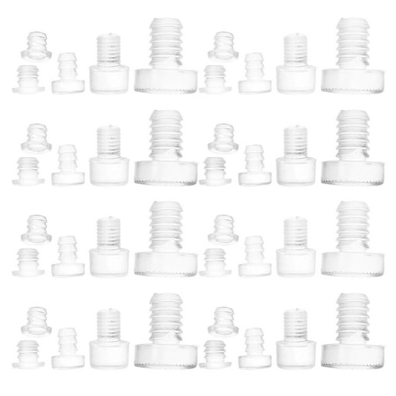 Hemobllo 50Pcs Clear Rubber Bumpers Pads Soft Furniture Protectors for Silent Door Closing