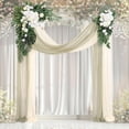 thumbnail image 6 of GUOOL Artificial Wedding Arch Flowers Kit Wedding Arch Rose Wreath Decorative Silk Flowers Artificial Flower Swag for Wedding Table Green, 6 of 9
