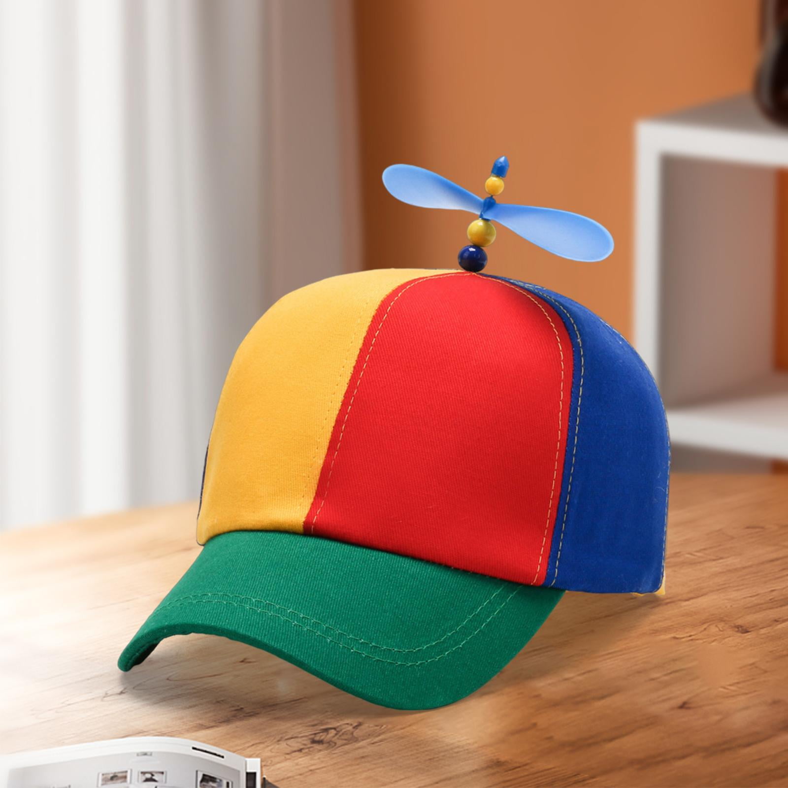 STARTIST Colorful Decoration Propeller Ball Hat Novelty with Propeller on Top Baseball