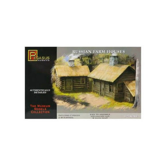Pegasus Hobbies 1/72 Russian Farm Houses (2) PGH7702