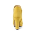 thumbnail image 2 of Unique Bargains Women's Round Toe Chunky Heels Ankle Heel Boots, 2 of 8