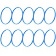 thumbnail image 2 of FRCOLOR 10pcs Microphone Grille Ring Rubber Wireless Microphone Ring Accessory, 2 of 4