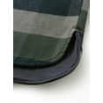 thumbnail image 6 of Ma Croix Mens Casual Plaid Flannel Button Up Long Sleeve Collared Shirt, 6 of 7