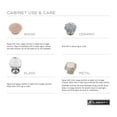 thumbnail image 5 of Liberty 32mm Round Knob with Square Base, Available in Multiple Colors, 5 of 5