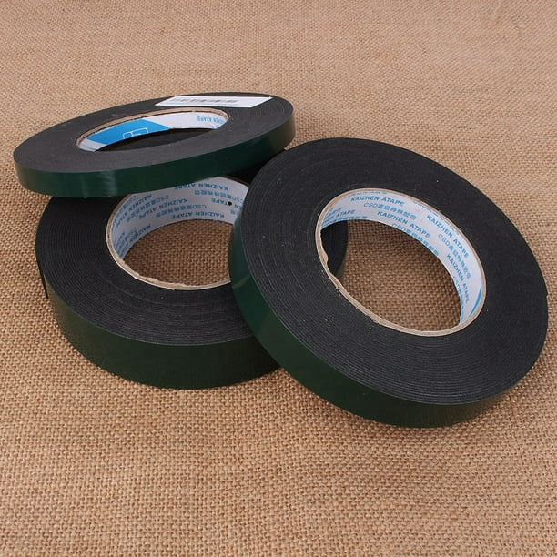 Cinta Adhesiva de Espuma de Doble Cara Resistente Al Agua, Color Negro Súper Fuerte de 10 M, Adhesivo Fuerte y de Alta ViscosiDad Para El Hogar, Tienda 4S, Fábrica Con Telefonos