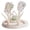 Beige, variant on FTsdfkl Bottle Drying Rack, Space Saving High Capacity Standing Dryer Holder,Detachable Bottle Dryer Holder with Base.for Nipples,Cups,Pump Parts and Accessories