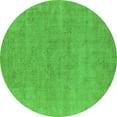 thumbnail image 1 of Ahgly Company Indoor Round Oriental Green Industrial Area Rugs, 5' Round, 1 of 4