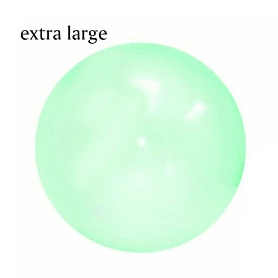 GadgetVLot Tpr Air Ball Transparent Bubble Ball Super Soft Stretch Inflatable Large Water Balloon Toys For 3-6 Years