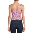 thumbnail image 3 of Time and Tru Women's Tie Strap Cami Tank Top, 3 of 5