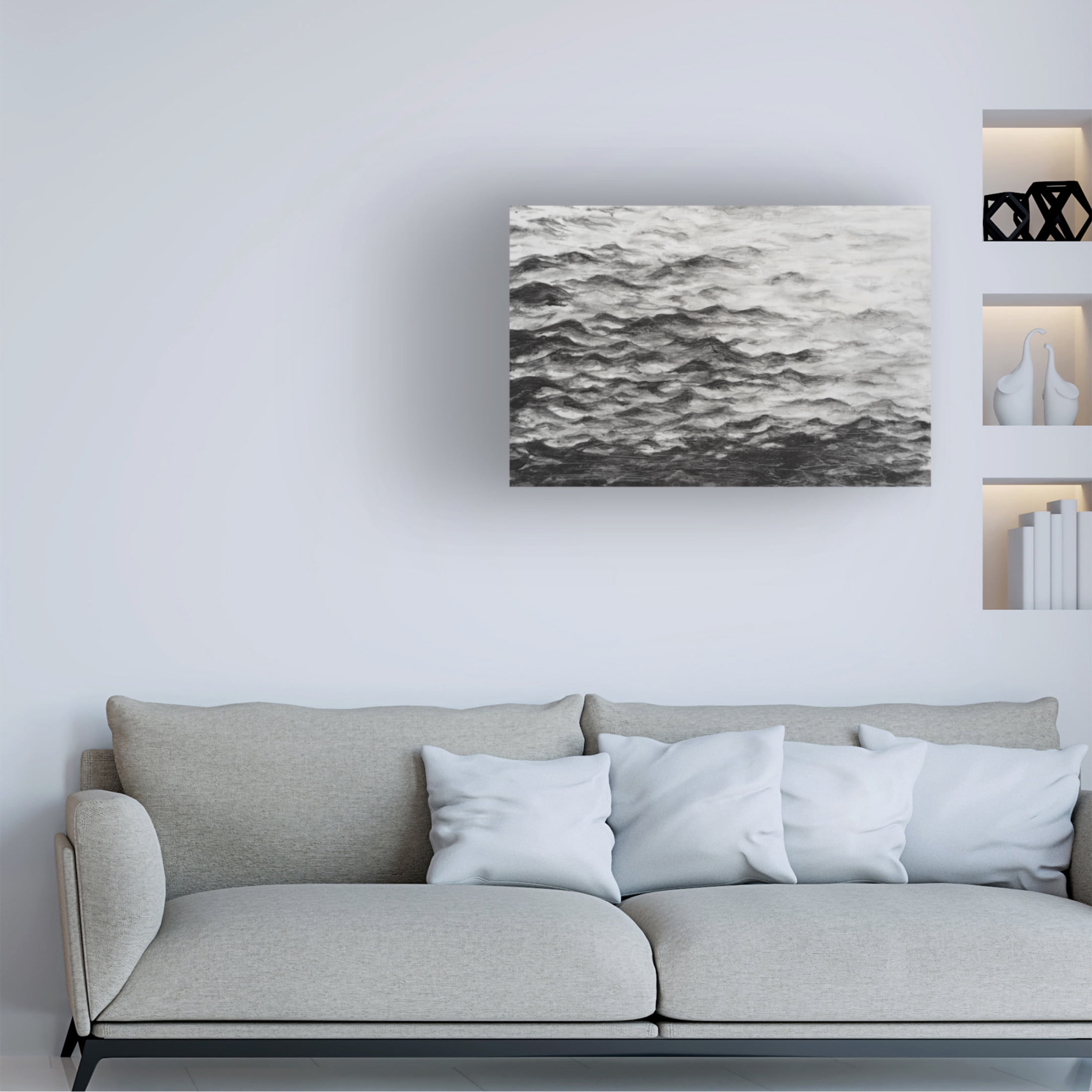 Trademark Fine Art Michael Willett Surface Water I Canvas Wall Art