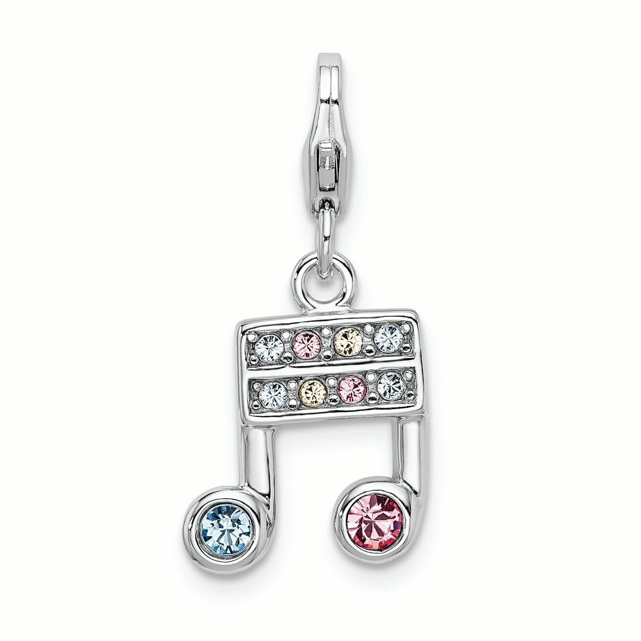 Note Pendant Charm Necklace Musical 