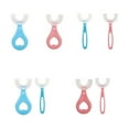 thumbnail image 3 of Naiovety Cepillo de dientes Manual de silicona en forma de U para bebés, cuidado de los niños, cepillo de dientes para niños pequeños, Suministros de limpieza para el hogar azul 2-6 años tipo 1, 3 of 6