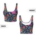 thumbnail image 6 of Uemuo Floral Pattern Women's Sports Bra - High Impact Support, Breathable, and Comfortable Athletic Bra for Running, Yoga, and Workouts, 6 of 9